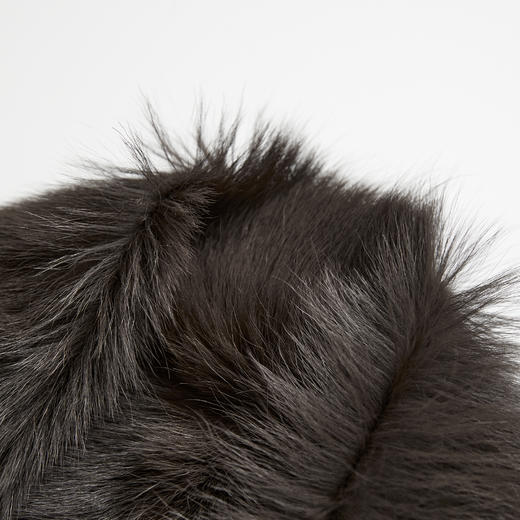 ROMI STUDIO山羊反绒皮柔雾哑光皮毛一体收腰皮草大衣 RWCAWT5205 商品图2