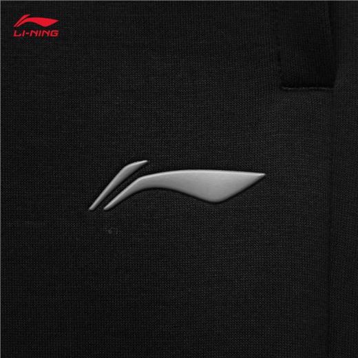 李宁男子冬季加绒保暖束脚运动裤AKLU553-1 商品图2