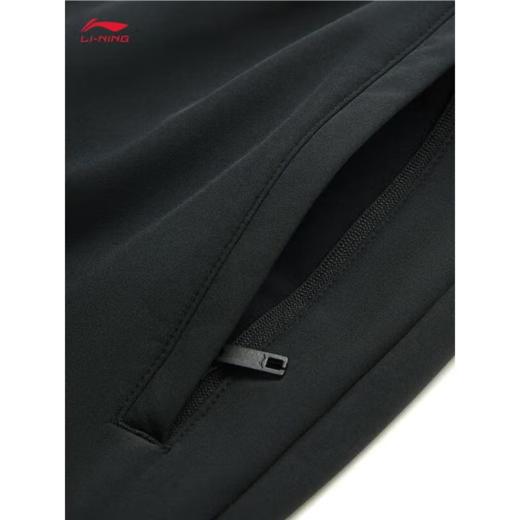 李宁男子秋冬加绒保暖束脚运动裤AYKU673-1 商品图3