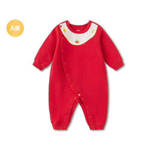 【balaOne】巴拉巴拉童装宝宝内着连体衣2025新款年服喜庆可爱萌 商品图4