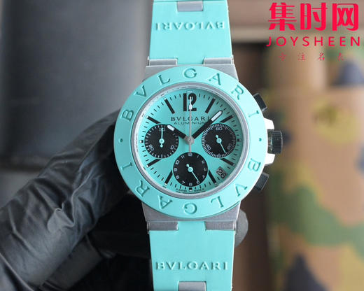 宝格丽Aluminium系列 以"铝+橡胶"的创新材质组合重新定义奢华运动 男士腕表 表径40mm 商品图0