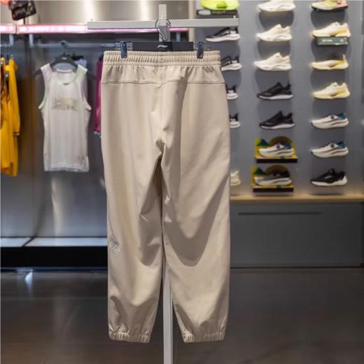 李宁男子加绒保暖防泼水束脚运动裤AYKU139-4 商品图1