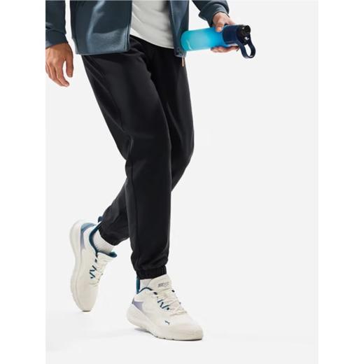 李宁男子加绒保暖防泼水束脚运动裤AYKU523-1 商品图1