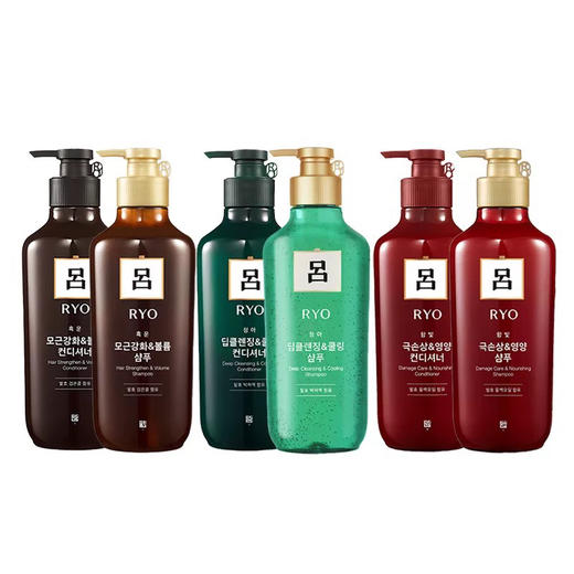 韩国  RYO吕 光耀滋润修护全系列 洗发水/护发素 550ml 商品图5