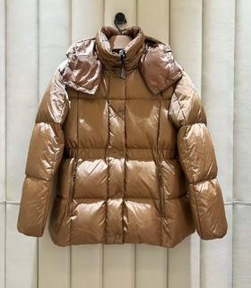 女款连帽收腰羽绒服018