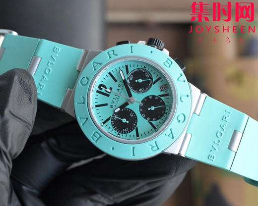 宝格丽Aluminium系列 以"铝+橡胶"的创新材质组合重新定义奢华运动 男士腕表 表径40mm 商品图3