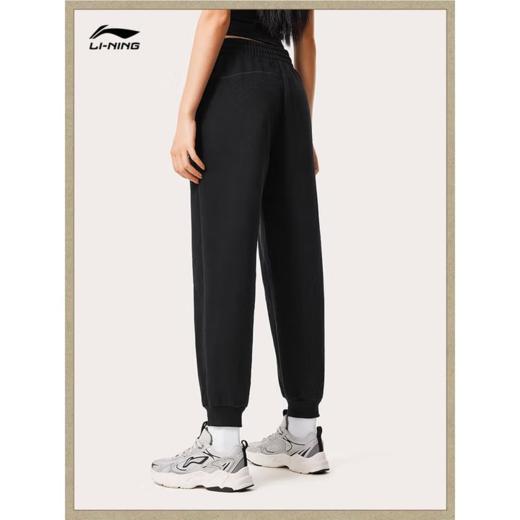 李宁女子冬季加绒束脚运动裤AKLU622-2 商品图1