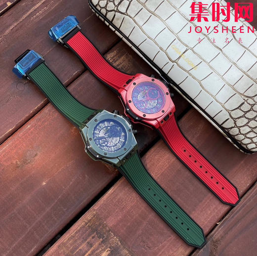 彩色陶瓷壳 男士石英腕表 商品图8