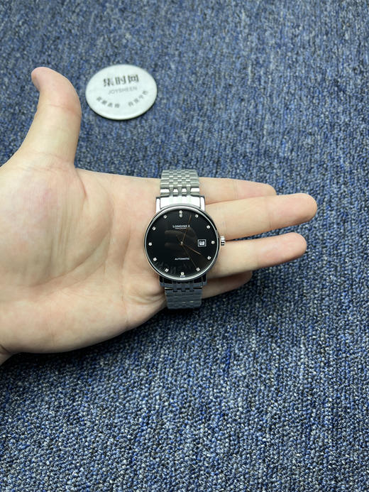 【新款大号40mm】浪琴博雅系列 黑盘钻面 男士腕表
机芯：进口西铁城 商品图8