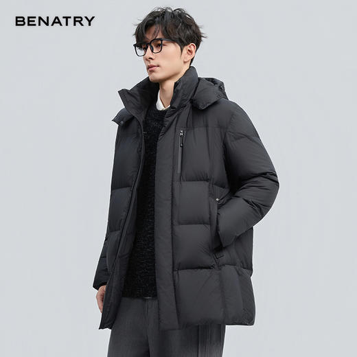 贝纳川冬季新品长款面包羽绒服ECF405270 商品图1