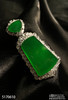 高冰种帝王绿无事牌吊坠【5170610】具体价格微信咨询 商品缩略图0