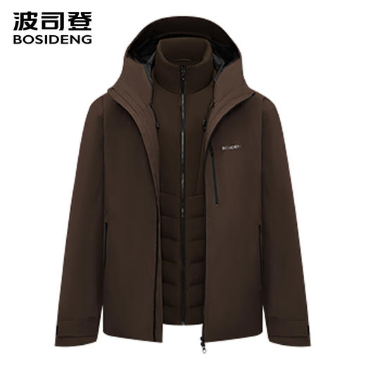 波司登25秋季新款男短款叠变冲锋衣鹅绒服B250331313 商品图1