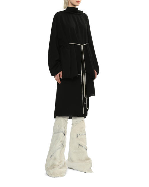 女款毛绒拉链长靴 商品图3