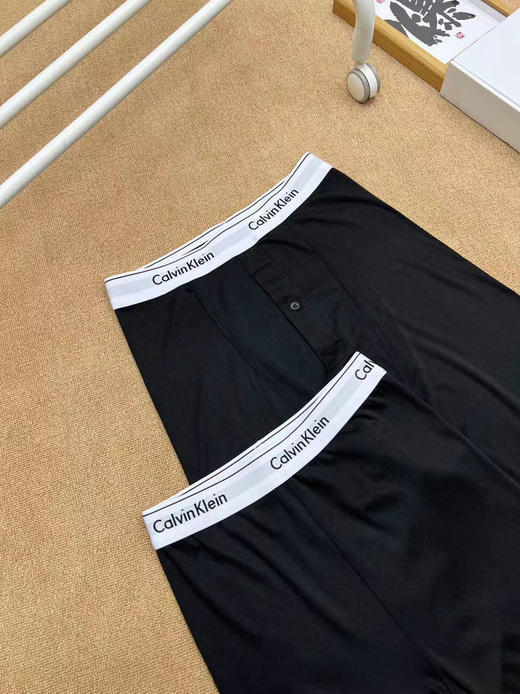 原单正品 CK内衣秋冬情侣款休闲简约圆领柔软舒适家居打底保暖内衣LOGO提花加持时髦吸睛！ 商品图7