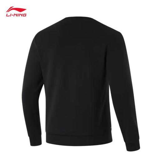 李宁男子冬季加绒套头卫衣AWDU567-1 商品图3