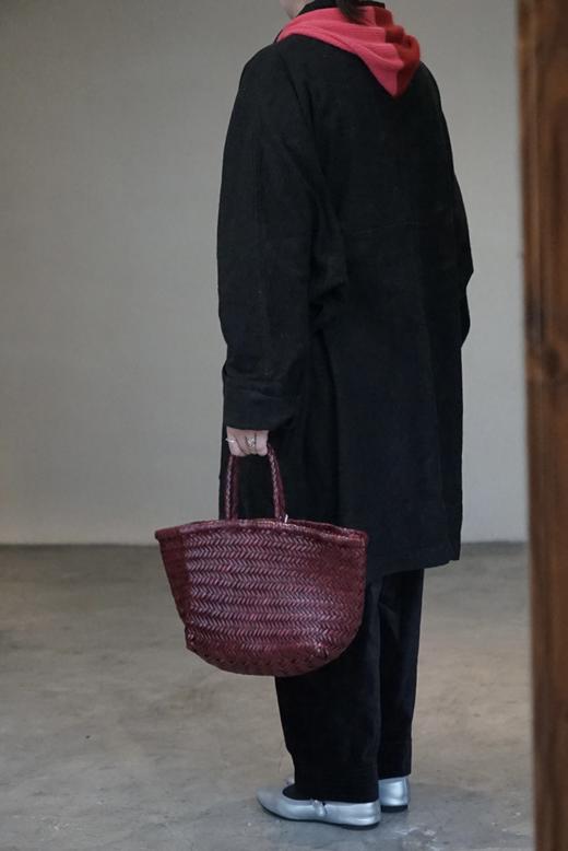 Mittan苎麻丝黑色长外套 商品图5