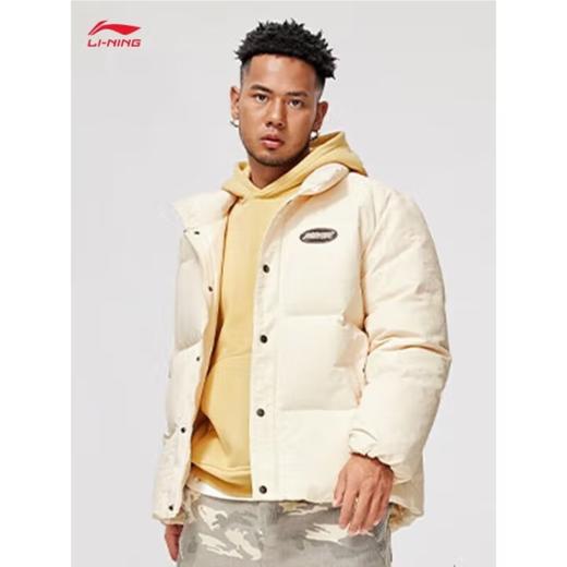 李宁男子冬季防泼水羽绒服外套AYMU075-6 商品图0