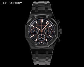 Noob official➕  Factory黑武士26240全黑➕Audemars  Piguet-爱彼  新款（ 5️⃣0️⃣周年庆） V2 版本：升级内影跟正品一致【抛光内影】看时间刻度更加立体