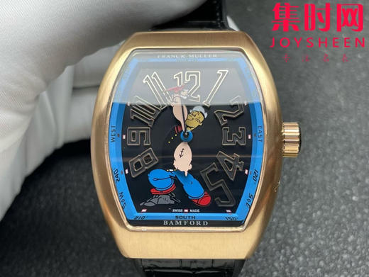 ABF法兰克穆勒 法穆兰 新款Vanguard系列 V45游艇系列"大力水手"男士腕表 商品图2