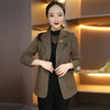 中年妈妈西装外套女春秋2025新款高级感洋气减龄今年流行短款西服 商品缩略图0