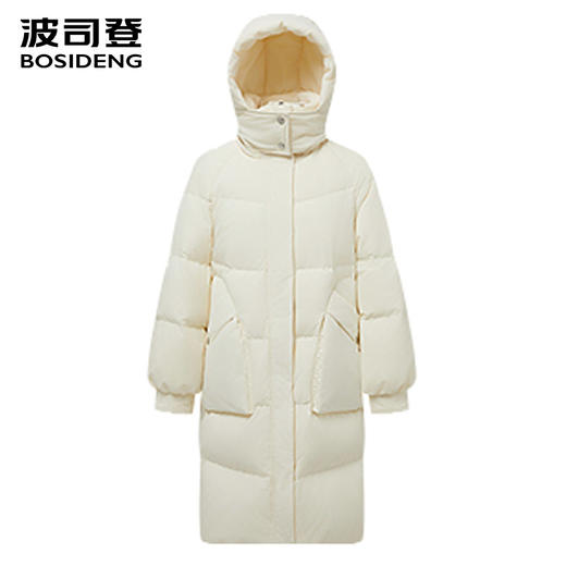 波司登2025新款羽绒服女长款加厚连帽B250245252 商品图1