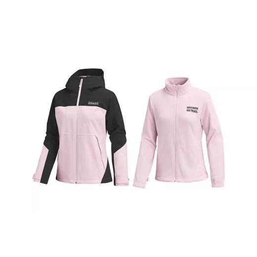 【5F】 斯凯奇新款女士三合一摇粒绒冲锋衣外套 商品图1