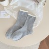 分镜头秋冬新款袜子女珍珠装饰新款中筒ins潮流棉袜（不单卖，3双起售） 商品缩略图6