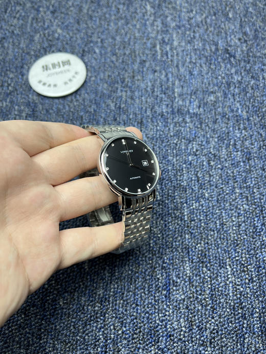 【新款大号40mm】浪琴博雅系列 黑盘钻面 男士腕表
机芯：进口西铁城 商品图2
