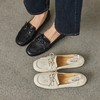 FX919-6巨好穿舒适平底豆豆鞋女2025新款羊皮流苏中口单鞋一脚蹬小皮鞋 商品缩略图2