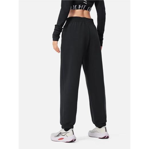 李宁女子冬季加绒束脚运动裤AYKU542-1 商品图1