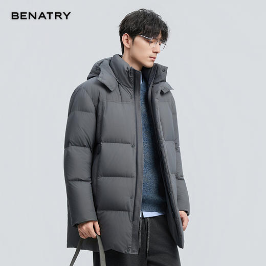 贝纳川冬季新品长款面包羽绒服ECF405270 商品图6