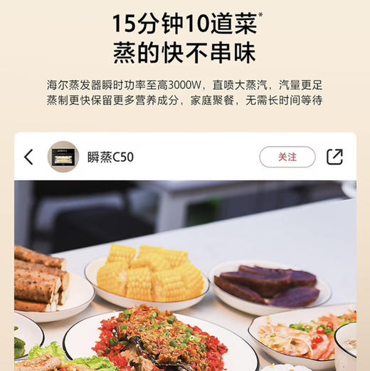 海尔（Haier）蒸烤箱 C50-TCU1 商品图4