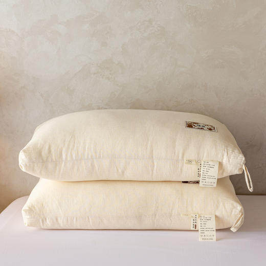 自然醒自然生态棉麻枕亚麻枕芯XK 商品图3