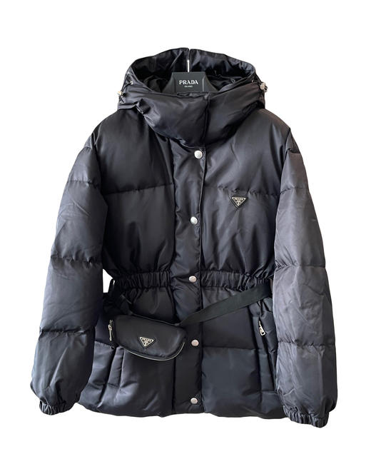 女款腰包连帽羽绒服P00 商品图0