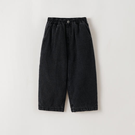 马克珍妮男童夹棉加暖牛仔香蕉裤2025年冬装新款551318 商品图1