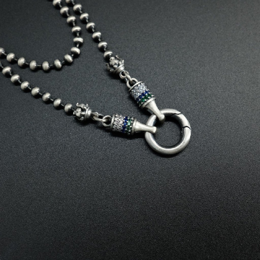 925银圆珠万能挂链