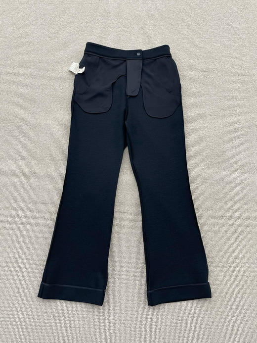 1019-4  独家圆正 小禾543 厚款 弹力羊毛罗马布 微喇叭长裤 商品图13