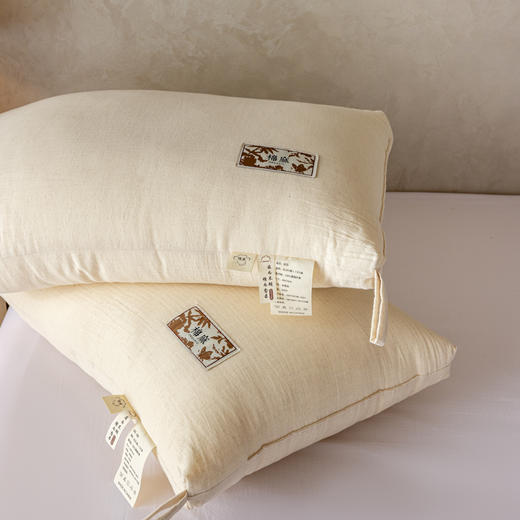 自然醒自然生态棉麻枕亚麻枕芯XK 商品图5