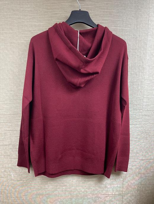 女款字母连帽针织衫毛衣 商品图1