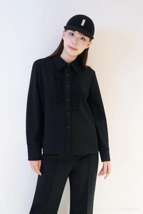 1019-3 纯圆正 小禾 厚实重磅弹力 秋冬款 罗马布衬衫 167/135穿38合身 穿40宽裕