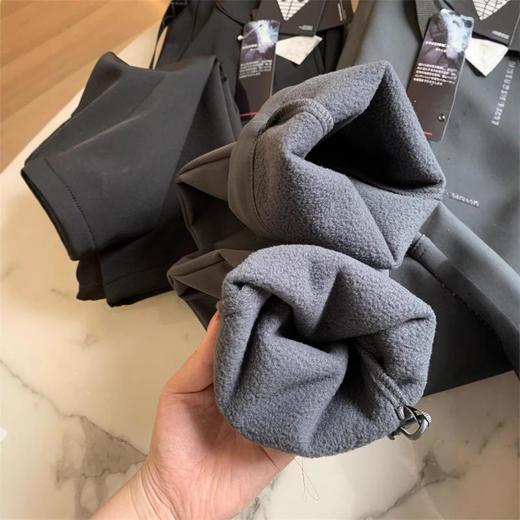 【登山软壳加绒休闲裤】户外男士秋冬男户外防风保暖登山软壳加绒休闲裤 商品图3