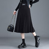 QYM 6990-Y毛呢百褶半身裙高腰裙 商品缩略图1