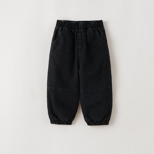 马克珍妮男童夹棉加暖牛仔束脚裤2025年冬装新款551317 商品图4