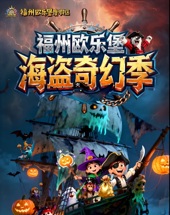 【酒店】￥699起福州欧乐堡海洋主题酒店丨水手双床房/榻榻米家庭房等多房型+早餐+海洋世界门票+童话乐园门票（入住期间2次入园）自由行套餐