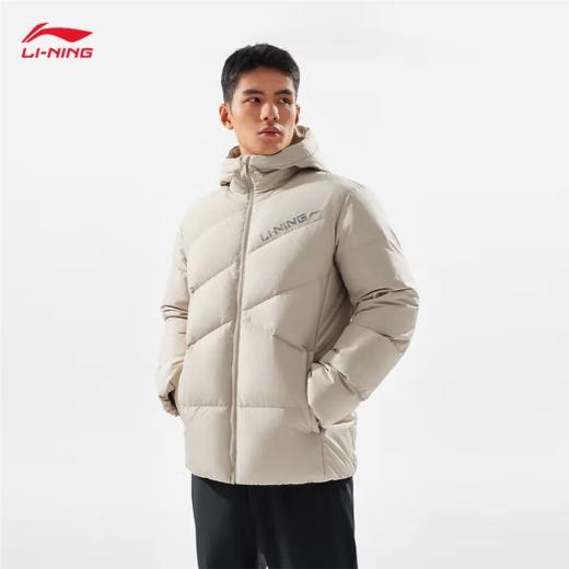 李宁男子冬季防泼水羽绒服外套AYMU079-6 商品图0