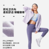 李宁女子加绒运动开衫连帽健身外套AWDU562-6 商品缩略图0