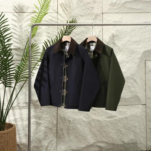 【短款无蜡夹克外套】 春秋正反双面穿面料挺括无蜡宽松版型  商品图0