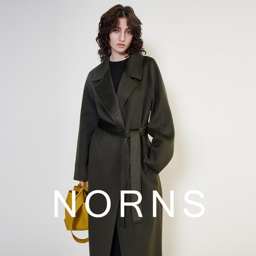 NORNS LADY诺恩 【雪松林语】小山羊绒毛呢大衣外套冬季 H25WS01541 商品图3