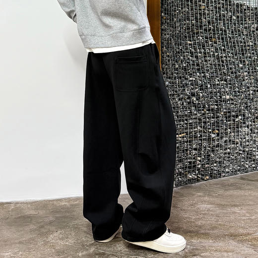 徐太浪加绒【褶皱感 不挑身材】系绳松紧腰卫裤男春秋防风运动裤长裤 商品图3