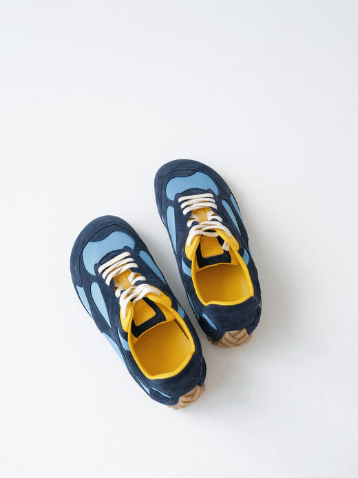 葆蝶家Orbit小牛 闪亮圆头系带薄底鞋低 生活休闲鞋（DBG） 商品图7